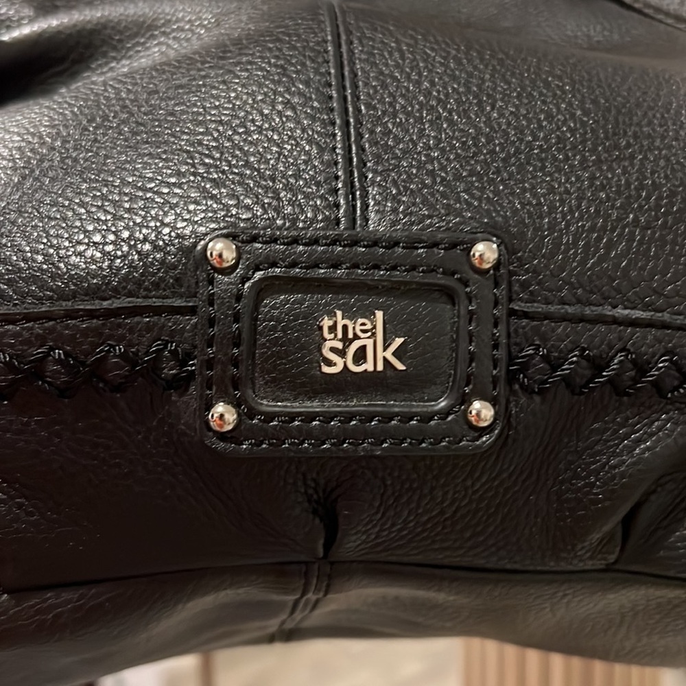The SAK Womens Black Soft Leather Shoulder Bag - Picture 5 of 13